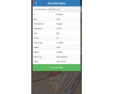 Field For Sale in  Turkey, Eskisehir, Alpu, Bugduz neighborhood , 1148 m2