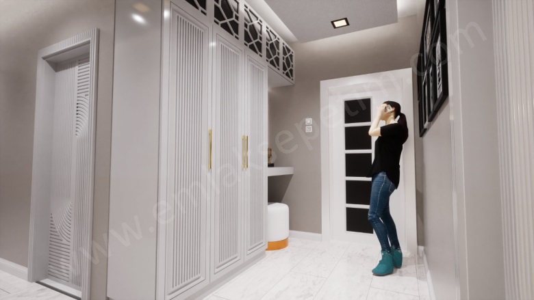 Hüseyin Avni Ulaş Mah. Palandöken Satılık Daire |  3+1 Oda | 135M2 3.300.000Tl Eşyalı  | 6. Kat | Merkezi Isınma | 2 Banyo | 1 Yatak Odası Resim-2