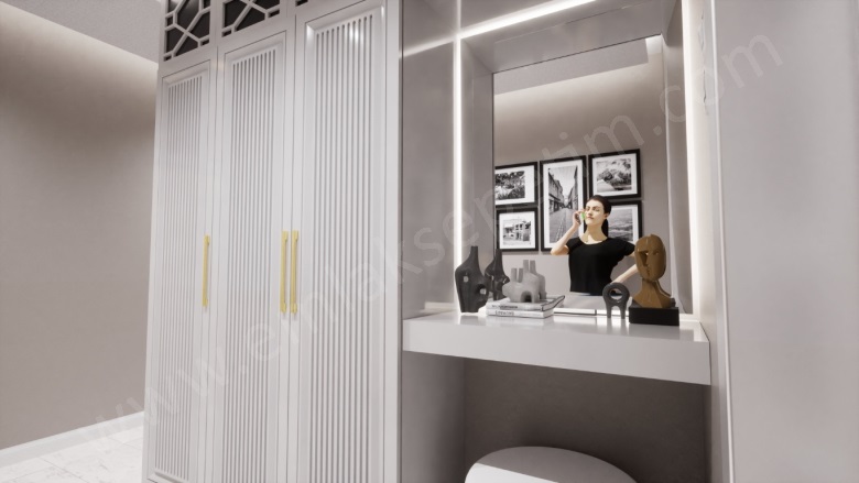 Hüseyin Avni Ulaş Mah. Palandöken Satılık Daire |  3+1 Oda | 135M2 3.300.000Tl Eşyalı  | 6. Kat | Merkezi Isınma | 2 Banyo | 1 Yatak Odası Resim-4