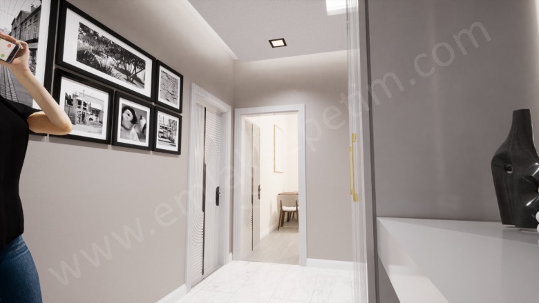 Hüseyin Avni Ulaş Mah. Palandöken Satılık Daire |  3+1 Oda | 135M2 3.300.000Tl Eşyalı  | 6. Kat | Merkezi Isınma | 2 Banyo | 1 Yatak Odası Resim-5