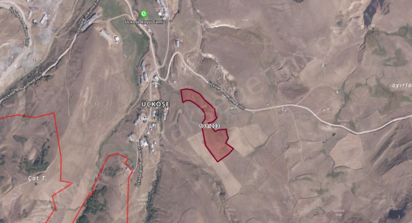 Üçköşe Mah. Aziziye Satılık Tarla |  23987M2 1.560.000Tl İmarlı  Resim-1