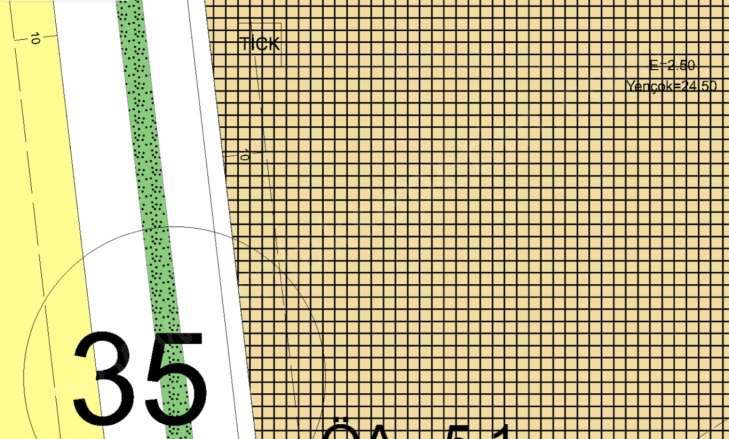 Hüseyin Avni Ulaş Mah. Palandöken Satılık Arsa |  3354M2 77.500.000Tl İmarlı  Resim-4