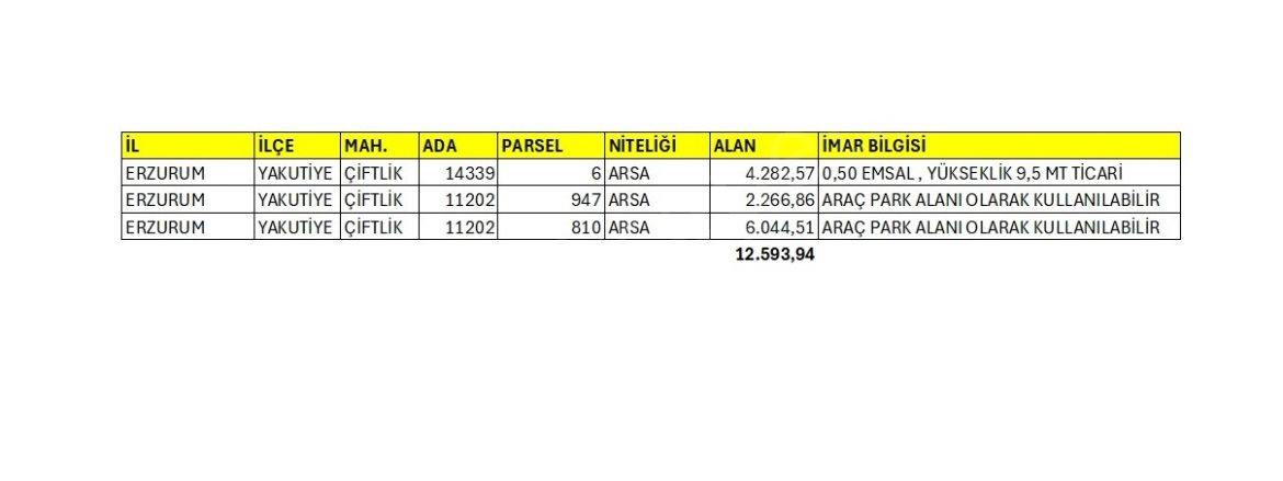Çiftlik Mah. Yakutiye Satılık Arsa |  12594M2 42.500.000Tl Resim-5