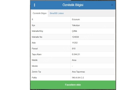 Erzurum Havalimanı Karşısında Satılık Arsa Ticari İmarlı Yakutiye Çiftlik Mah