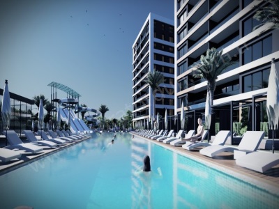 Altıntaş Mahallesi Aquapark Havuz Tenis Kortlu 8000 M² Bahçe Deniz Manzaralı 3+1 Satılık Daire Aksu Mah