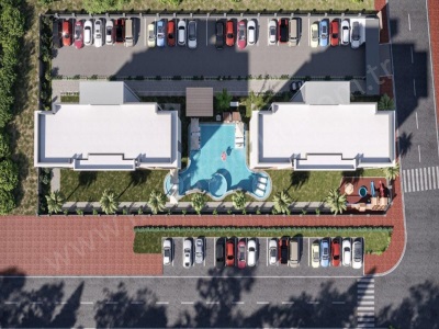 Antalya Baraj Mahallesinde Havuzlu Sitede Satılık Daire 1+1 Lüks Ler Kepez Mah