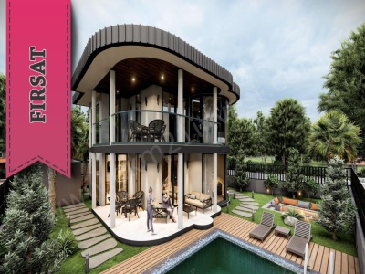 Dalamanda Çam Ormanlarının İçinde Sıfır Ultra Lüks Havuzlu Akıllı 3+1 Satılık Villa Gürköy Mah