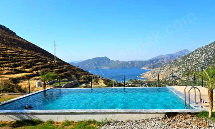 Marmaris Deniz Manzaralı Satilik 3+1 Satılık Villa Selimiye Mah Lider Emlak