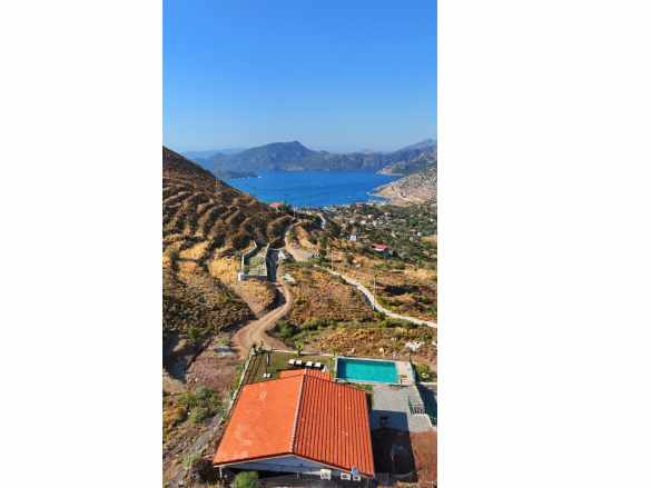 Marmaris Lider Emlak Selimiyeden Deniz Manzaralı Satilik 3+1 Satılık Villa Selimiye Mah