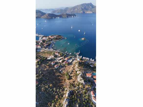 Marmaris Deniz Manzaralı Yol Cepheli imarlı Satılık Tarla Selimiye Mah Lider Emlak