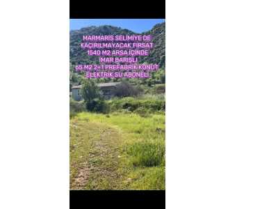 Marmaris Selimiye De 1540 M2 Arsa İçinde Mustakil Konut 2+1 Satılık Müstakil Ev Mah