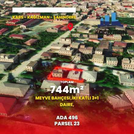 Satılık Bağ iki Katlı Daire Bahçe Ve Müsakil Ev Kağızman Şahindere Mah