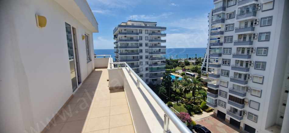 3+1 Mahmutlar Da Satılık Daire Deniz Manzaralı Alanya Mah