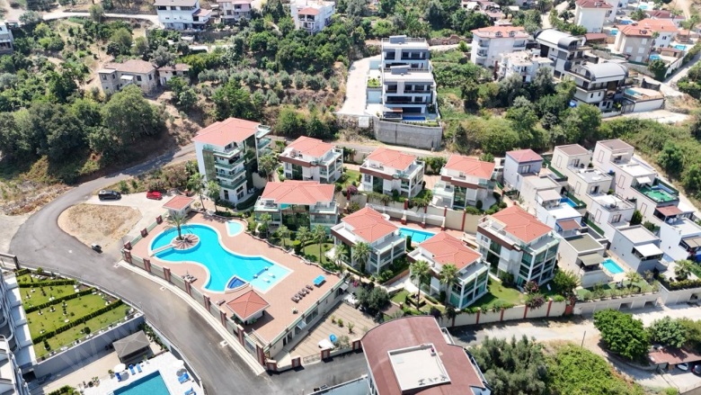 Kargıcak Mah. Alanya Satılık Daire |  4+1 Oda | 220M2 250.000€  Krediye Uygun  Eşyalı  | Klima | 3 Banyo | 4 Yatak Odası Resim-3