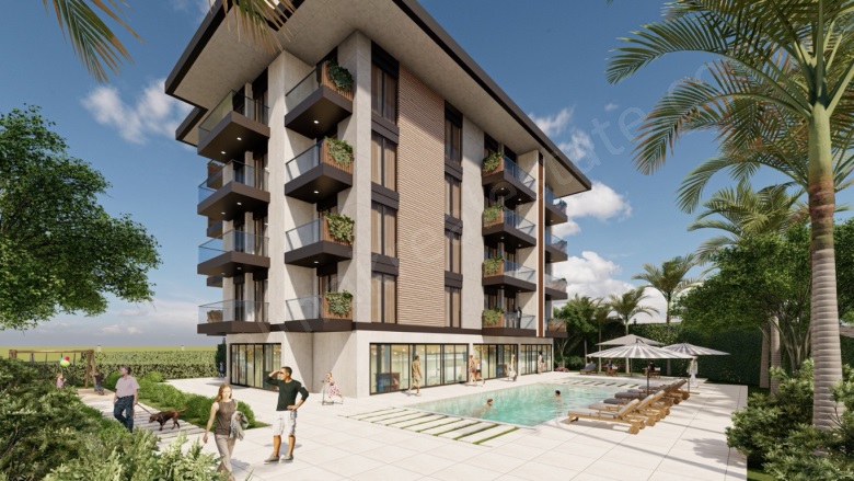 Demirtaş Mah. Alanya Acil Proje Devam Eden | 1+1,2+1,3+145.000€ - 85.000€ Resim-1