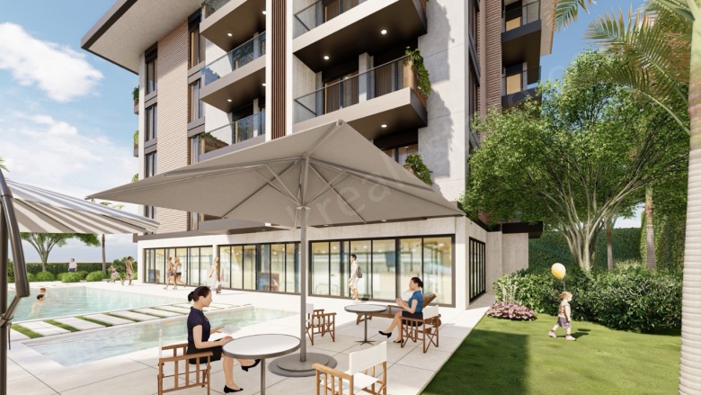 Demirtaş Mah. Alanya Acil Proje Devam Eden | 1+1,2+1,3+145.000€ - 85.000€ Resim-4