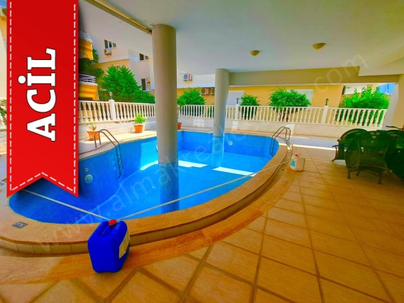 Oba Mah. Alanya Acil Satılık Daire |  1+1 Oda | 100M2 110.000€  Krediye Uygun  | 1. Kat | Klima Resim-1