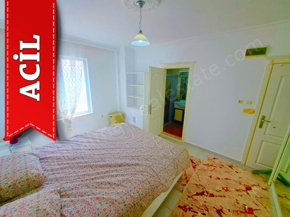 Oba Mah. Alanya Acil Satılık Daire |  1+1 Oda | 100M2 110.000€  Krediye Uygun  | 1. Kat | Klima Resim-5