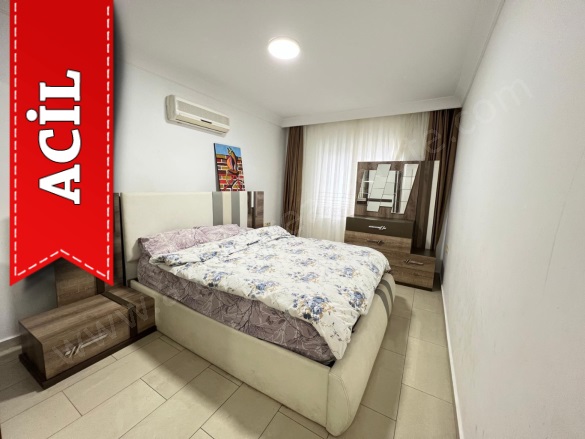 Mahmutlar Mah. Alanya Acil Satılık Daire |  2+1 Oda | 110M2 105.000€  Krediye Uygun  Eşyalı  | 2. Kat | Klima | 2 Banyo | 2 Yatak Odası Resim-1