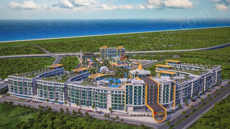 Payallar Mah. Alanya Satılık Daire |  2+1 Oda | 85M2 270.000€  Krediye Uygun  | 3. Kat | Klima | 2 Banyo | 2 Yatak Odası Resim-3