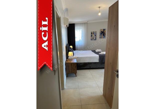 Cikcilli Mah. Alanya Acil Satılık Daire |  2+1 Oda | 115M2 119.000€  Krediye Uygun  Eşyalı  | 2. Kat | Klima | 2 Banyo | 2 Yatak Odası Resim-1