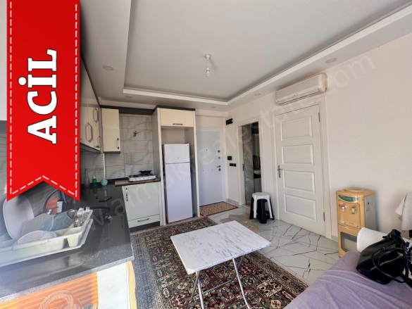 Oba Mah. Alanya Acil Satılık Daire |  1+1 Oda | 38M2 56.000€ Eşyalı  | 2. Kat | Klima | 1 Banyo | 1 Yatak Odası Resim-4