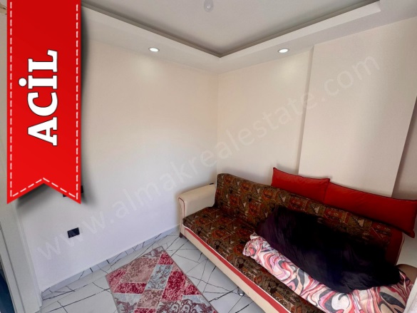Oba Mah. Alanya Acil Satılık Daire |  1+1 Oda | 38M2 56.000€ Eşyalı  | 2. Kat | Klima | 1 Banyo | 1 Yatak Odası Resim-5