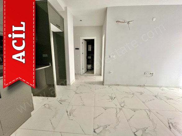 Oba Mah. Alanya Acil Satılık Daire |  1+1 Oda | 50M2 54.000€  Krediye Uygun  | 1. Kat | Klima Resim-4