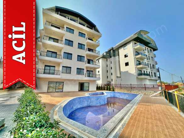 Alanya Da Satılık Daire Oba Mahalesi 1+1 Havuzlu Yeni Bina 2025