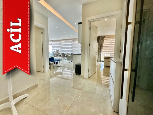 Mahmutlar Mah. Alanya Acil Satılık Daire |  2+1 Oda | 95M2 210.000€ | 7. Kat | Klima Resim-2