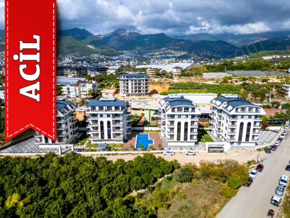 Oba Mah. Alanya Acil Satılık Daire |  3+1 Oda | 120M2 100.000€  Krediye Uygun  | Dubleks | Klima | 2 Banyo | 3 Yatak Odası Resim-2