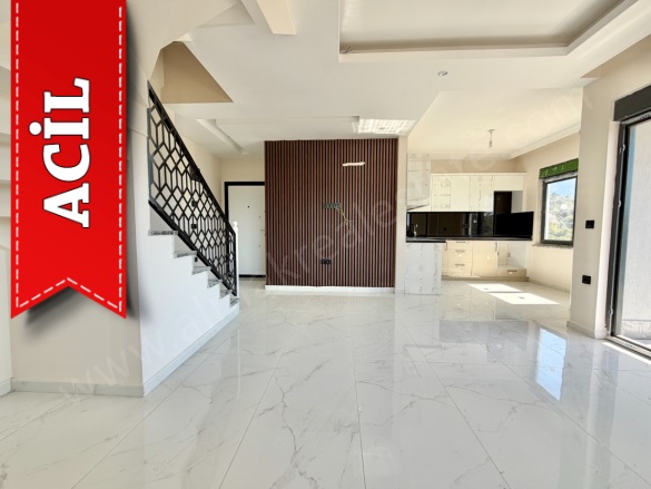 Oba Mah. Alanya Acil Satılık Daire |  3+1 Oda | 115M2 98.000€  Krediye Uygun  | Dubleks | Klima | 2 Banyo | 3 Yatak Odası Resim-4