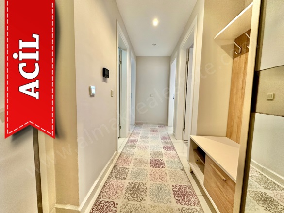 Mahmutlar Mah. Alanya Acil Satılık Daire |  2+1 Oda | 120M2 120.000€  Krediye Uygun  Eşyalı  | 11. Kat | Klima | 2 Banyo | 2 Yatak Odası Resim-2