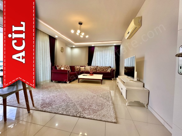 Mahmutlar Mah. Alanya Acil Satılık Daire |  2+1 Oda | 120M2 120.000€  Krediye Uygun  Eşyalı  | 11. Kat | Klima | 2 Banyo | 2 Yatak Odası Resim-3