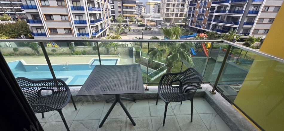 Kargıcak Mah. Alanya Acil Satılık Daire |  1+1 Oda | 50M2 86.000€ Eşyalı  | 1. Kat | Klima | 1 Banyo | 1 Yatak Odası Resim-1