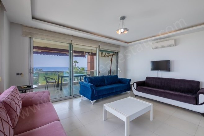 Kestel Mah. Alanya Acil Satılık Daire |  1+1 Oda | 65M2 113.000€ Eşyalı  | 2. Kat | Klima | 1 Banyo | 1 Yatak Odası Resim-1