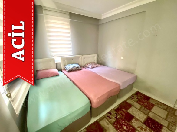Oba Mah. Alanya Acil Satılık Daire |  2+1 Oda | 90M2 84.000€ Eşyalı  | 1. Kat | Klima | 1 Banyo | 2 Yatak Odası Resim-3