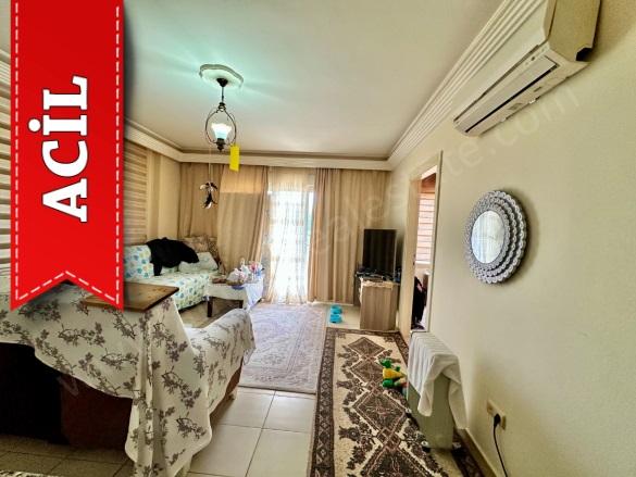 Oba Mah. Alanya Acil Satılık Daire |  2+1 Oda | 85M2 84.000€ Eşyalı  | 2. Kat | Klima | 2 Banyo | 2 Yatak Odası Resim-2