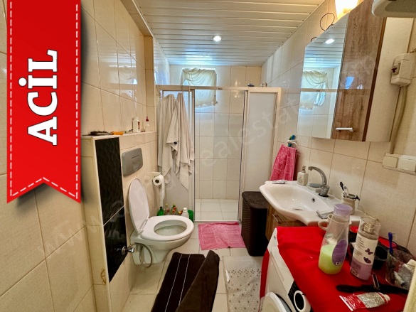 Oba Mah. Alanya Acil Satılık Daire |  2+1 Oda | 85M2 84.000€ Eşyalı  | 2. Kat | Klima | 2 Banyo | 2 Yatak Odası Resim-4