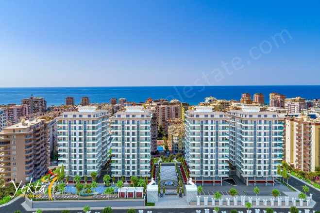 Alanya Mahmutlar Satılık Daire Yekta Trade Mall R 1+1 Mah