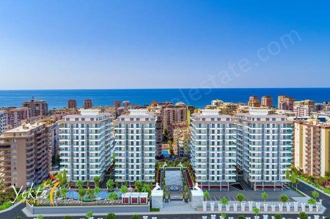 Mahmutlar Mah. Alanya Acil Satılık Daire |  1+1 Oda | 60M2 125.000€ | 5. Kat | Klima | 1 Banyo | 1 Yatak Odası Resim-1