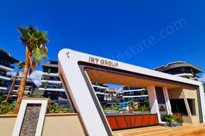 Oba Mah. Alanya Satılık Daire |  1+1 Oda | 50M2 88.000€ | 4. Kat | Klima | 1 Banyo | 1 Yatak Odası Resim-4