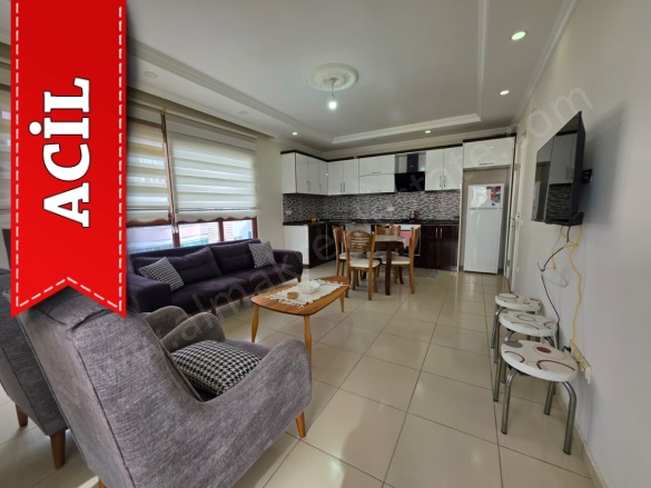 Mahmutlar Mah. Alanya Acil Satılık Daire |  2+1 Oda | 100M2 85.000€ Eşyalı  | 4. Kat | Klima | 1 Banyo | 2 Yatak Odası Resim-3