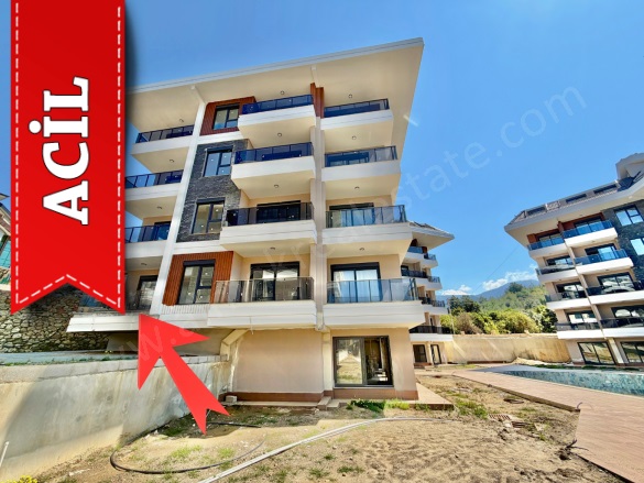 Oba Mah. Alanya Acil Satılık Daire |  2+1 Oda | 100M2 4.500.000Tl | 1. Kat | Klima Resim-2