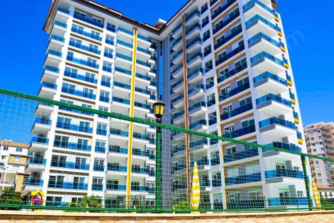 Mahmutlar Mah. Alanya Acil Satılık Daire |  2+1 Oda | 110M2 115.000€ Eşyalı  | 8. Kat | Klima | 2 Banyo | 2 Yatak Odası Resim-1