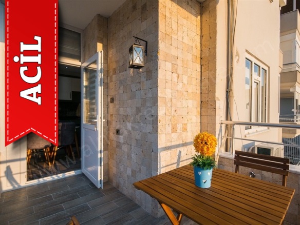 Saray Mah. Alanya Acil Satılık Daire |  1+1 Oda | 55M2 83.000€ Eşyalı  | 6. Kat | Klima | 1 Banyo | 1 Yatak Odası Resim-3