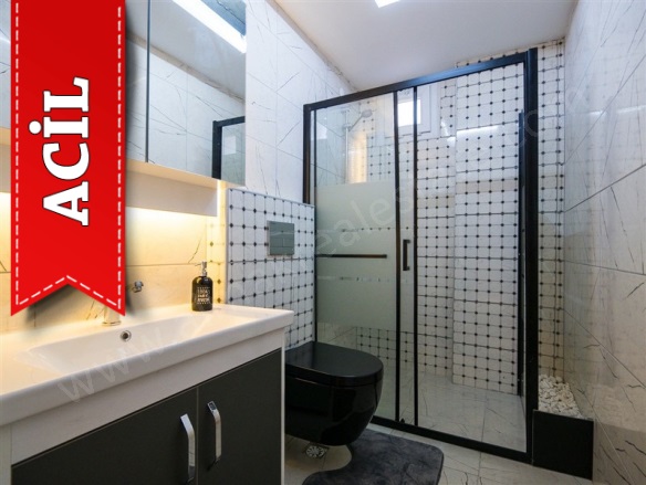 Saray Mah. Alanya Acil Satılık Daire |  1+1 Oda | 55M2 83.000€ Eşyalı  | 6. Kat | Klima | 1 Banyo | 1 Yatak Odası Resim-4