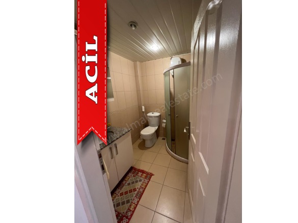 Saray Mah. Alanya Acil Satılık Daire |  1+1 Oda | 45M2 80.000€ | 1. Kat | Klima Resim-4