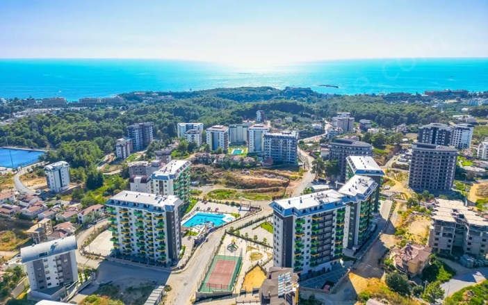 Avsallar Mah. Alanya Satılık Daire |  1+1 Oda | 50M2 65.000€ | Klima | 1 Banyo | 1 Yatak Odası Resim-1