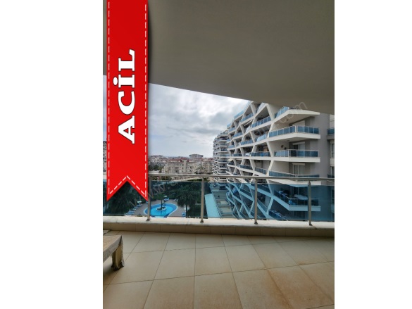 Cikcilli Mah. Alanya Acil Satılık Daire |  1+1 Oda | 58M2 110.000€ | 6. Kat | Klima Resim-1